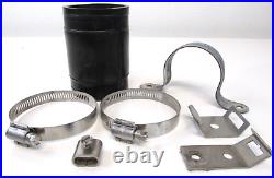 Solar Pool Heater Eight Panel 2 Installation Kit, Hoses, Stainless Hose Clamps