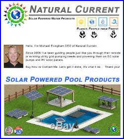 Solar Pool Heater Radiant 120' 6000W 20° Flow to 110° plus Solar Powered