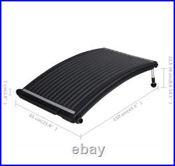 Solar Pool Heaters For Above Ground Pools Panel Water Heating Curved 43.3x25.6