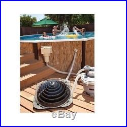 Solar Power Heater Above Ground Swimming Pool Panel Outdoor Kit Backyard Tool