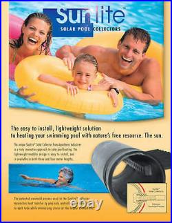 Solar Sunlite Pool heater 32 sq. Ft. Heat your pool up to 20 degrees. USA made