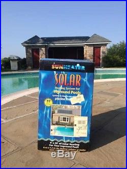 Solar pool panel for inground pools