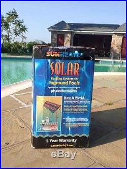 Solar pool panel for inground pools