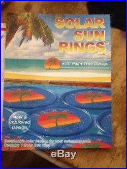 Solar sun swimming pool rings