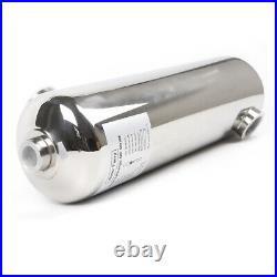 Spa Pool Heater Salt Pond Stainless Steel Heat Exchanger Ports 1 1/2 & 1FPT