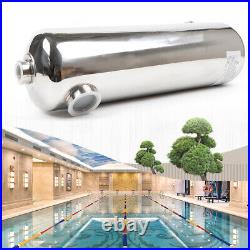 Stainless Steel Swimming Pool Heat Exchanger Shell & Tube Heat Recovery Heater