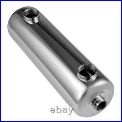 Stainless Steel Tube & Shell Heat Exchanger Same Side 1+ 1 1/2FPT For Spa Tub