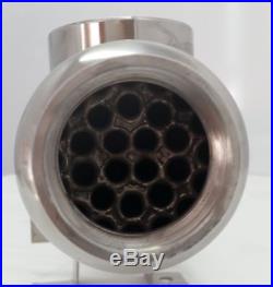 Stainless Steel Tube and Shell Opposite Side Ports for Pools/Spas 155,000 BTU