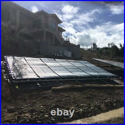 SwimJoy Industrial Grade Solar Pool Heater DIY Kit, 6-4x9.5 (228 Square Feet)