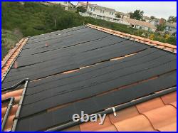 SwimJoy Industrial Grade Solar Pool Heater Panel, 4' X 12.5