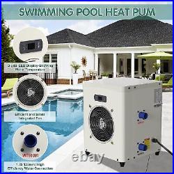 Swimming Pool Heat Pump, For 2700GAL Above-Ground Pools 110V With Kids lock system
