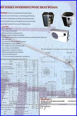 Swimming Pool Heater- Electric Heat Pump-small 55 K BTU