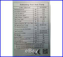 Swimming Pool /pond/hot tub AIR SOURCE HEAT PUMP HEATER 6.5 KW RRP £1,195
