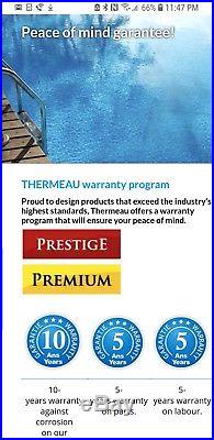 Thermeau Swimming Pool Heat Pump Th125 Thi-15-125 121k Btu Prestige Heat Cool Ti