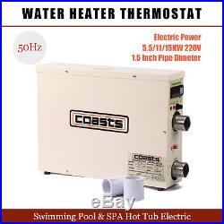 Thermostat 220V 5.5/11/15KW Swimming Pool & SPA Hot Tub Electric Water Heater