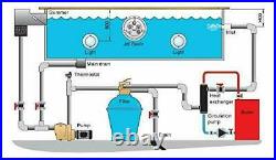 Titanium Shell & Tube Heat Exchanger for Salt Water Swimming Pool, SPA, Seawater