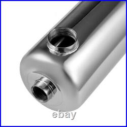Tube and Shell Heat Exchanger Stainless Steel for Spa Heat Recovery 400 kBtu / h