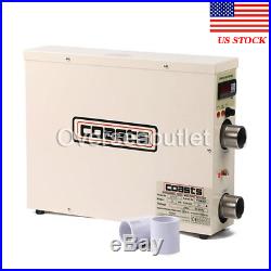 US NEW 11KW 220V Swimming Pool & SPA Hot Tub Electric Water Heater Thermostat
