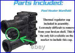 Universal Pool Heater Manifold Body for Pentair MasterTemp