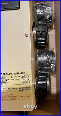 VEVOR 11KW 240V Electric Swimming Pool Water Heater Thermostat Hot Tub Spa
