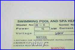 VEVOR ST11 Electric Pool Heater Digital Screen Water Bath Heater DIY Wiring