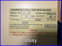VEVOR ST-15 Electric Swimming Pool And Spa Heater 15kw 220V