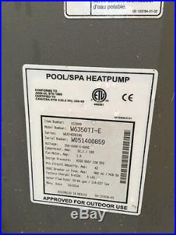 Weatherking 117K BTU Titanium Digital W6350ti-E Heat Pump #520741