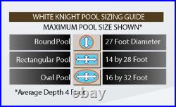 White Knight Plug-in 110Vt Electric Heat Pump for Above Ground &Inground Pools
