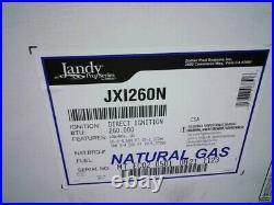 Zodiac Jandy JXI260N Pool & Spa Heater Gas Fired 260000BTU New Open Box